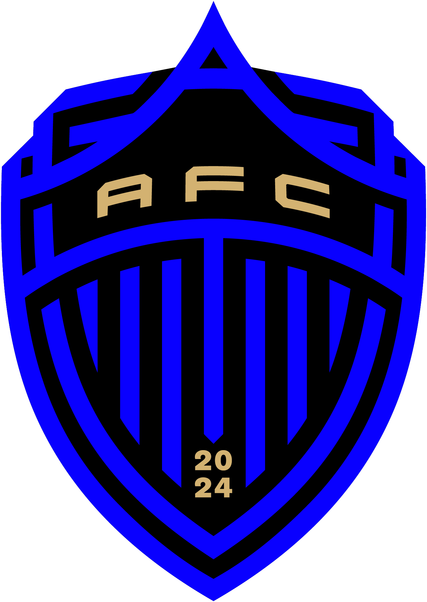 Auckland FC logo from 2024 onward